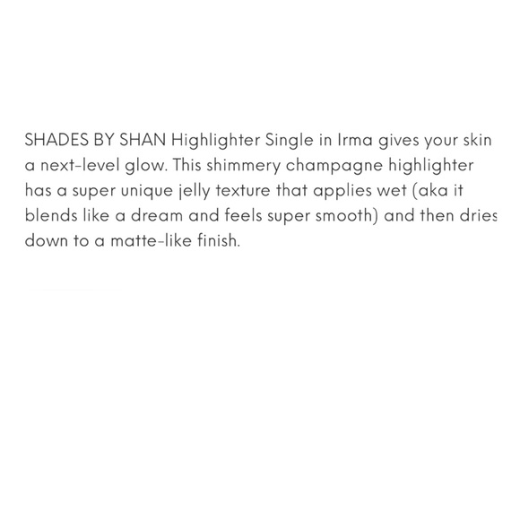 Shades by Shan Single Highlighter in IRMA - Picture 3 of 5